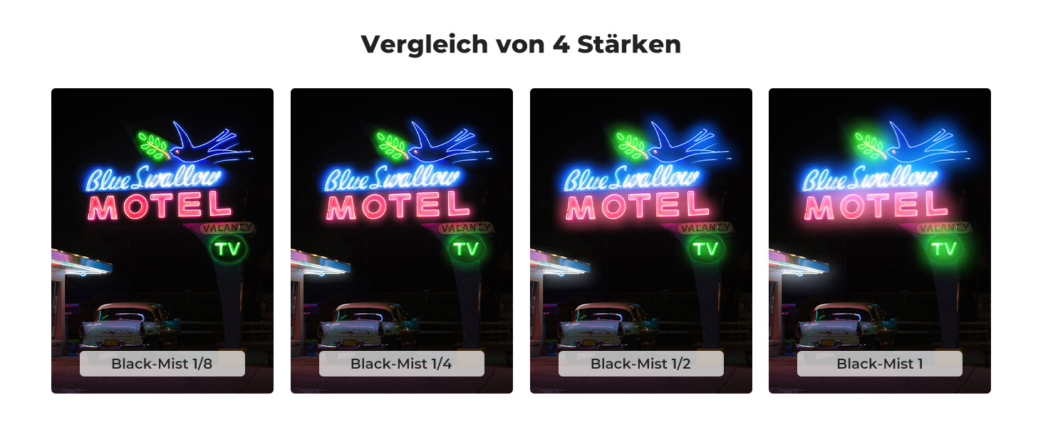 Фільтр K&F Concept 67mm Black Promist 1/4 з оптичного скла з багатошаровим нанопокриттям для відеозйомки/портретної фотографії (Nano-Klear)