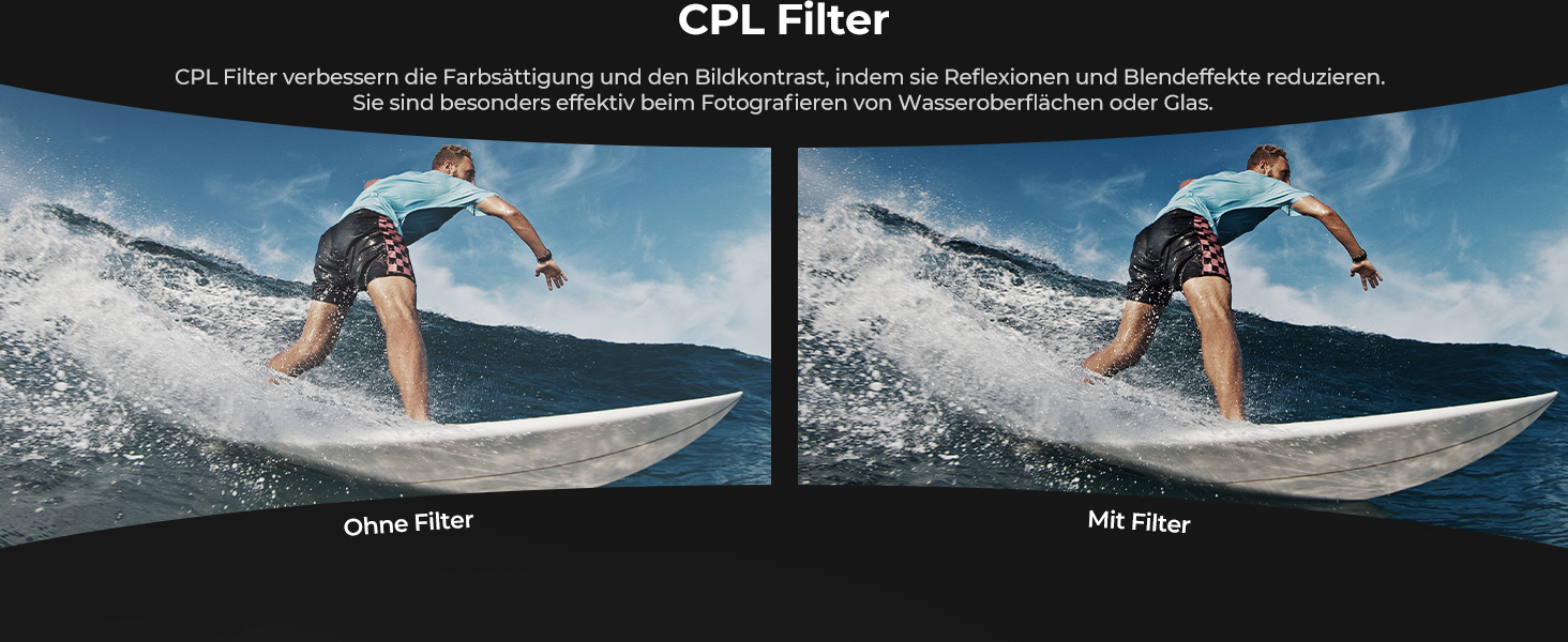 Набір фільтрів K&F CONCEPT ND для DJI Osmo Action 6: ND8, ND16, ND32, ND64 (з CPL)