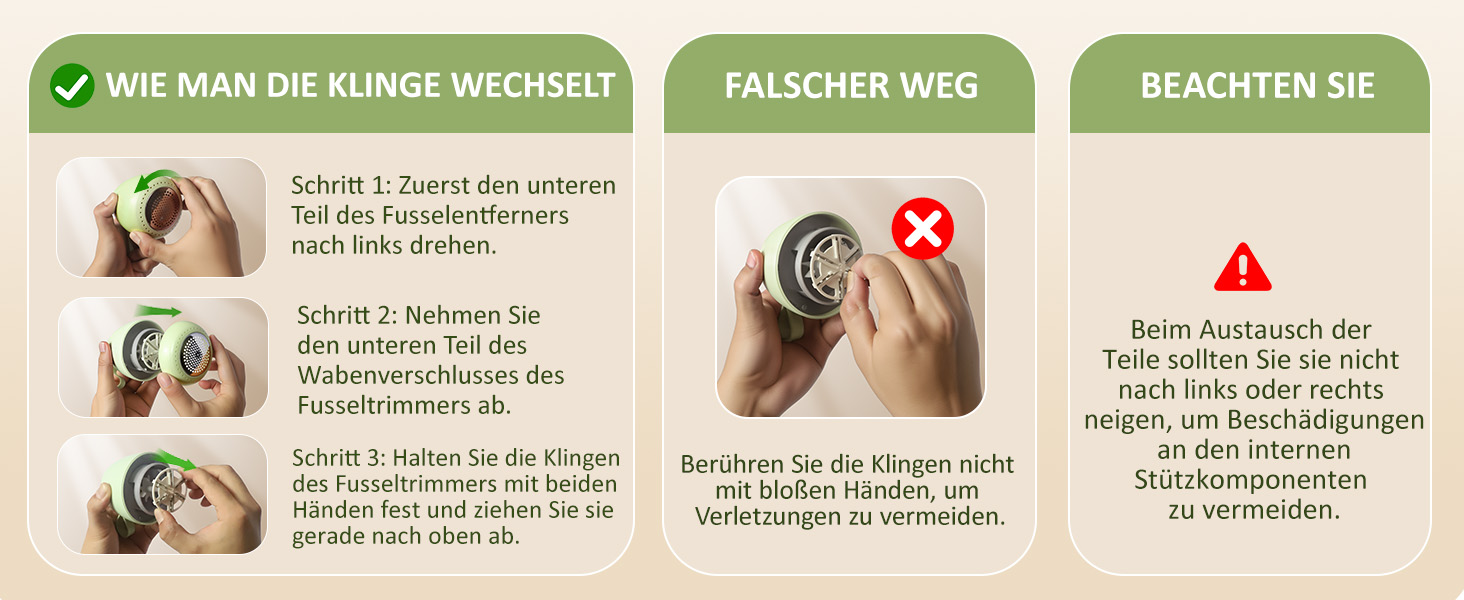 Електричний видальник пуху з 2 змінними лезами, 3 режими, LCD-дисплей, USB-зарядка для різних тканин