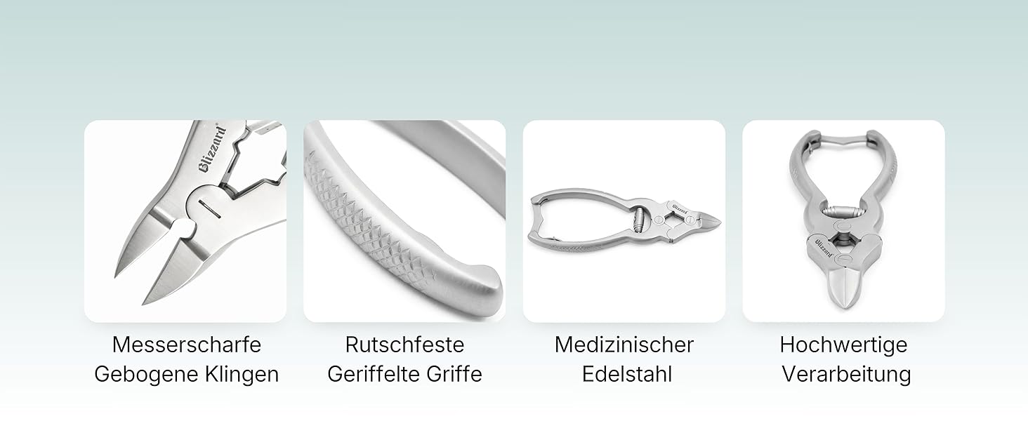 Професійний інструмент для педикюру: щипці для видалення врослих та товстих нігтів, з пилочкою, 15 см, нержавіюча сталь