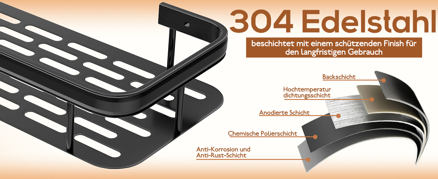 Поличка для душу Dealswin без свердління, 2 шт. - органайзер для ванної кімнати, полиця для зберігання та організації з великою місткістю, тримач для шампуню для душу та ванної кімнати (сірий)