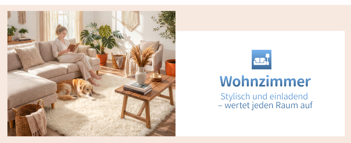 Килим круглий 100 см, миючий, антиковзний, з високим ворсом, для дитячої кімнати, м'який, пухнастий, кремовий колір