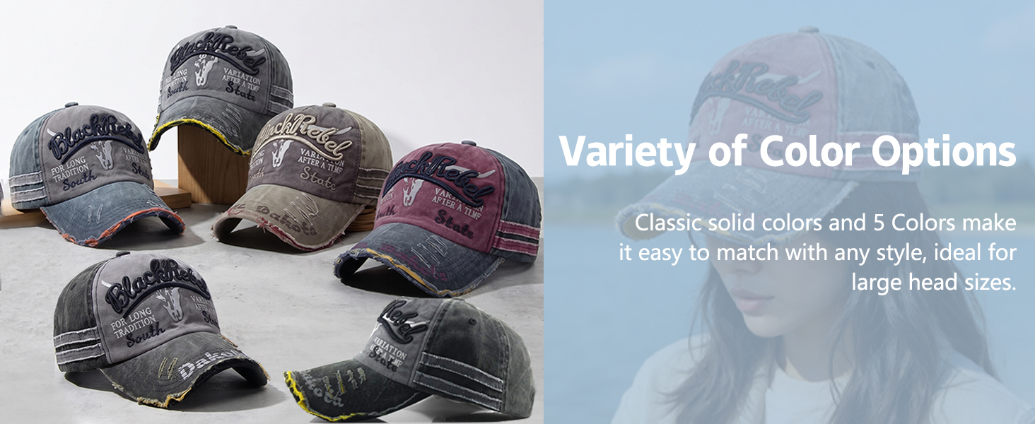 Чоловіча кепка бейсболка CheChury Vintage Snapback, чорна, регульована, для спорту та відпочинку