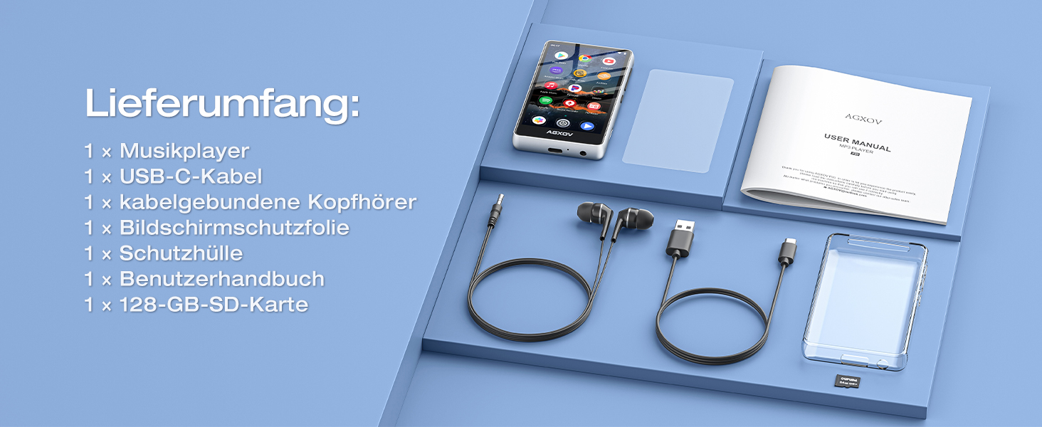 MP3 плеєр 144GB з Bluetooth та Wi-Fi, 4.02