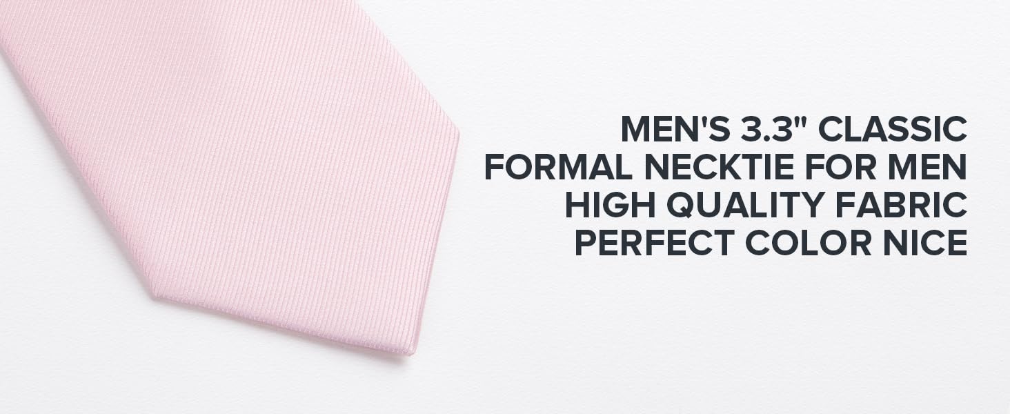 HISDERN Комплект краватки та нагрудного хустинки однотонний для весілля та свят, різні кольори, бургундський, універсальний розмір