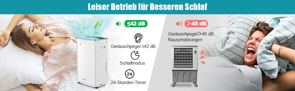 Відбійник повітря COSTWAY з 4 режимами, 5л резервуар для води, таймер 24 години, шланг для зливу, LED-дисплей, для приміщень до 250м³ (100м²), 25л/день