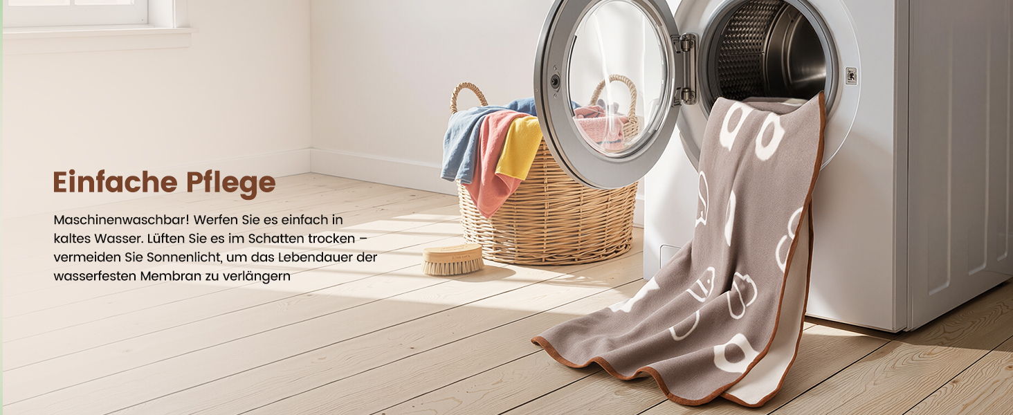 Водонепроникний килимок для собак, 152x127 см, фланель та шерпа, для середніх та великих собак, машинне прання - чорний (100x75 см, коричневий)