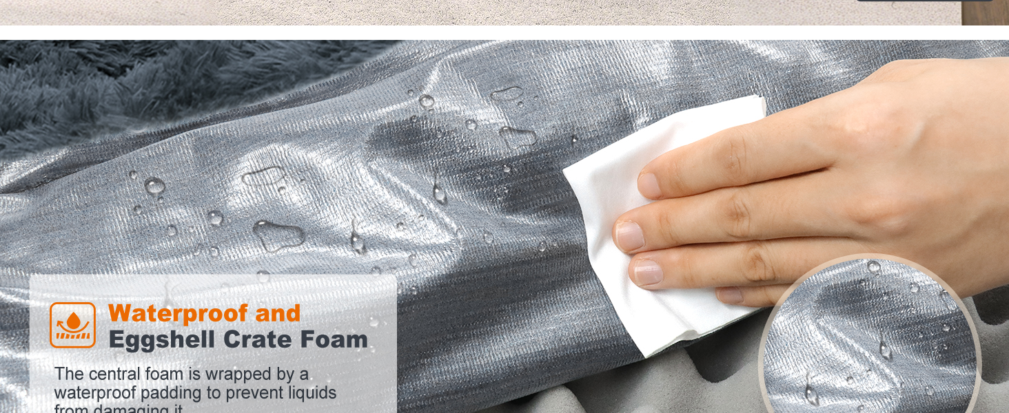 Крісло-лежанка для собак MDDK, 75x50x8 см, сірий, м'яке, миється