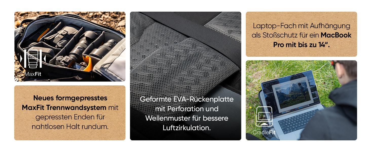 Lowepro ProTactic 350 AW II: Рюкзак для камери та дрона з відділенням для MacBook 13