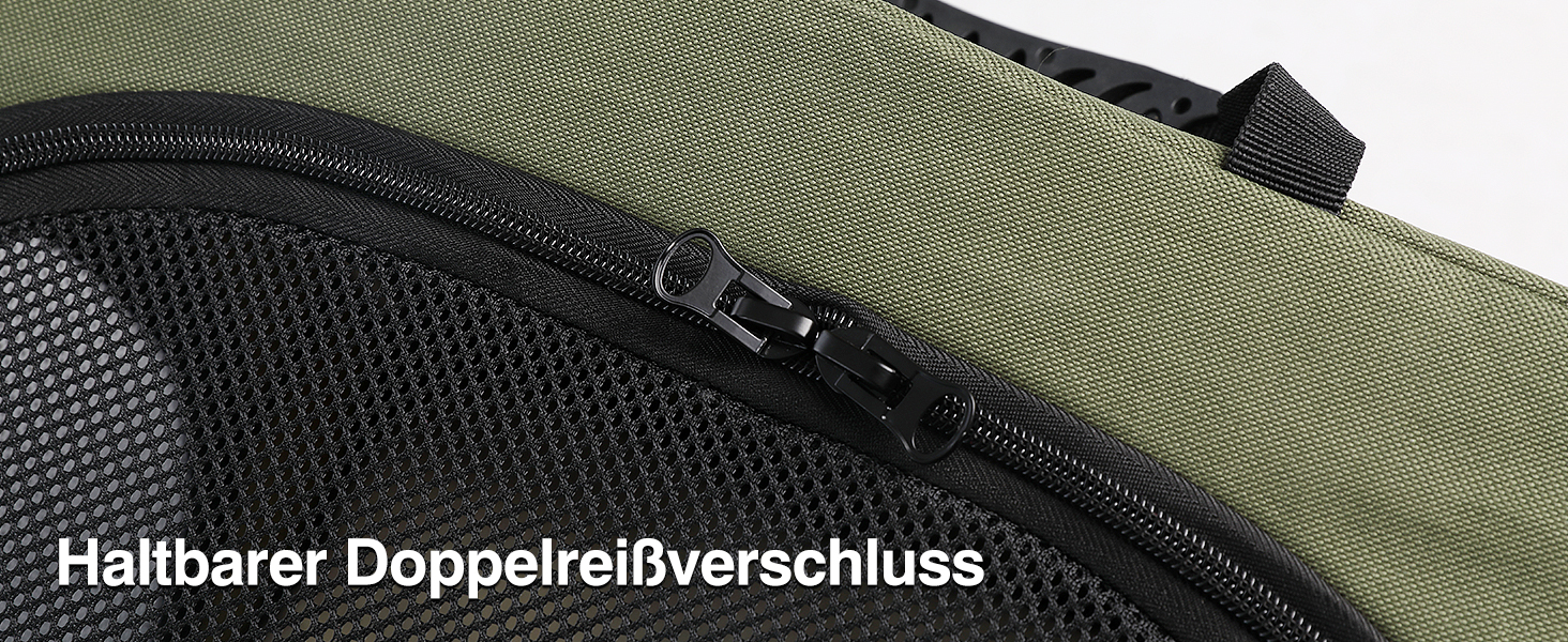 Складана переноска для собак середніх порід, 76x54x54 см, зелена. Зручна переноска для автомобіля з регульованим дизайном, міцна сітка та м'яка підстилка для дому та подорожей