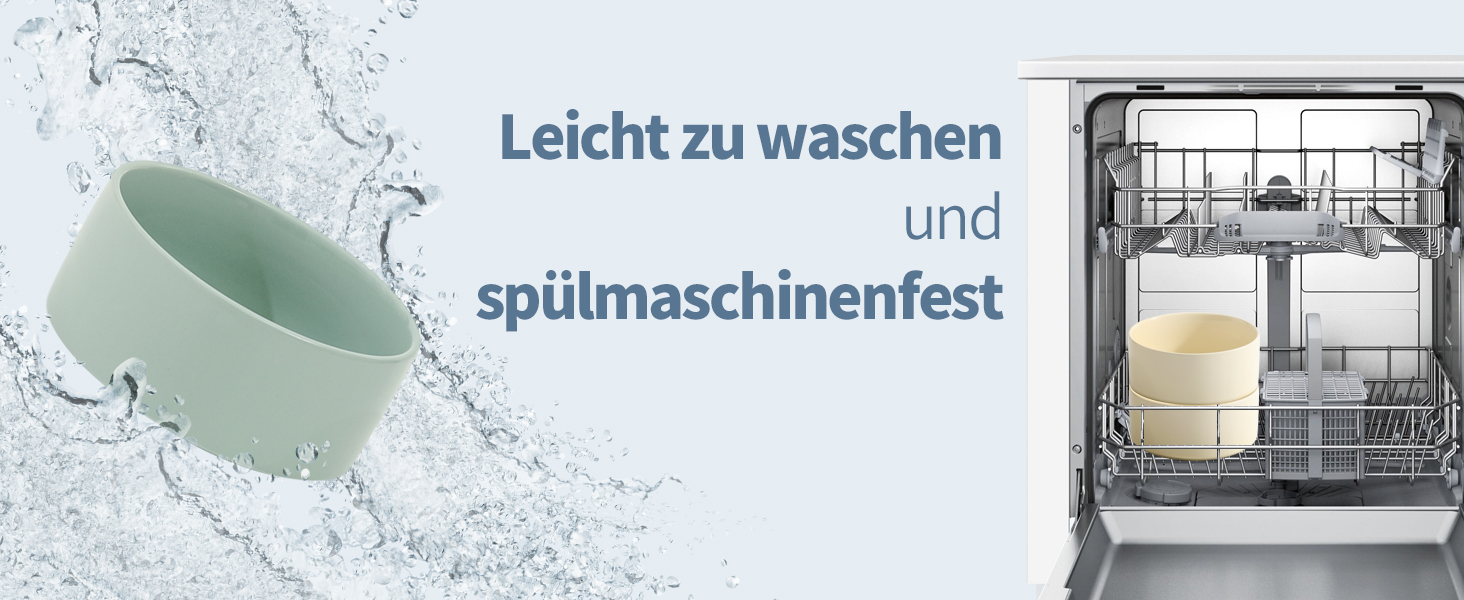 Керамічна миска для собак 21 см на підставці, великі породи, годівниця та поїлка (1 шт., світло-зелена)