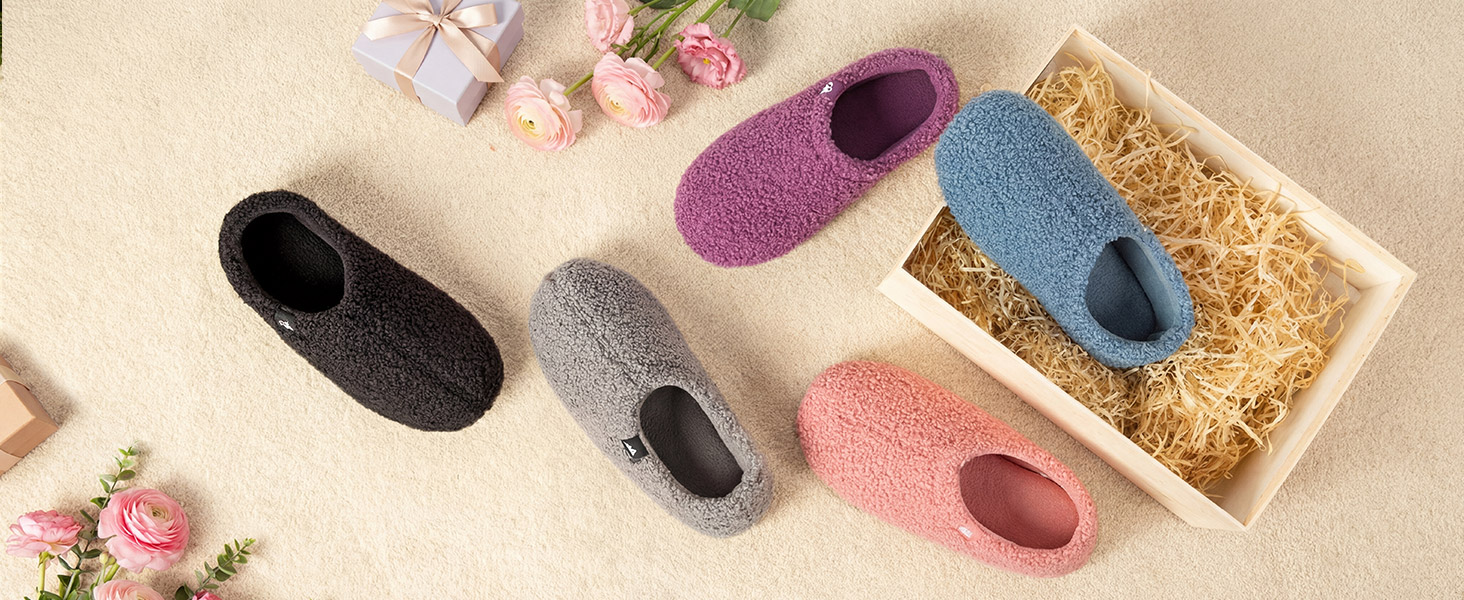 В'язані домашні тапочки VeraCosy з піною пам'яті та фетровою устілкою, з підкладкою з полярного флісу