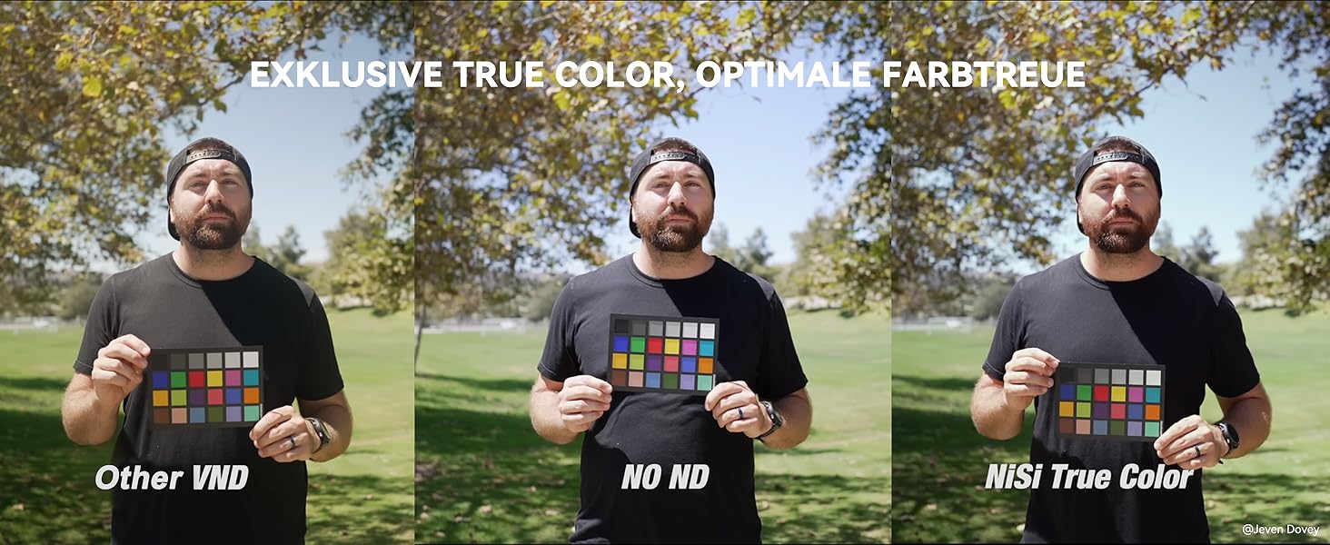 ND фільтр NiSi True Color VND 49mm (ND2-ND32) змінна щільність, мульти-нано покриття