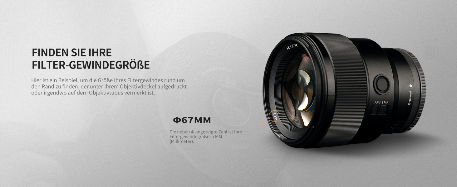 Фільтр Freewell 67mm Zirkular-Polarisator (CP) для камери, сумісний з серією M2 67MM CPL