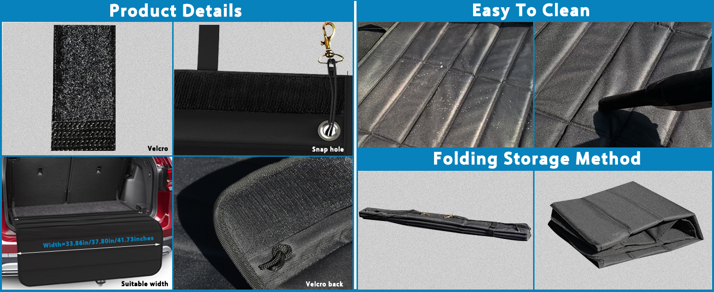 Захист для багажника автомобіля для собак, килимок у багажник, вологостійкий, стійкий до подряпин та розривів, 80x64 см (сірий)