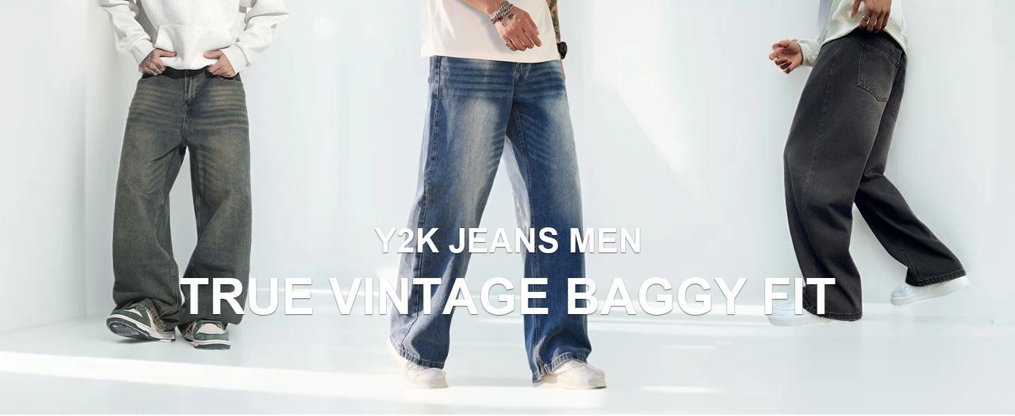 Чоловічі джинси Zewool Baggy Hip Hop, широкі, вузькі до низу, стрейч-денім, чорні, розмір M