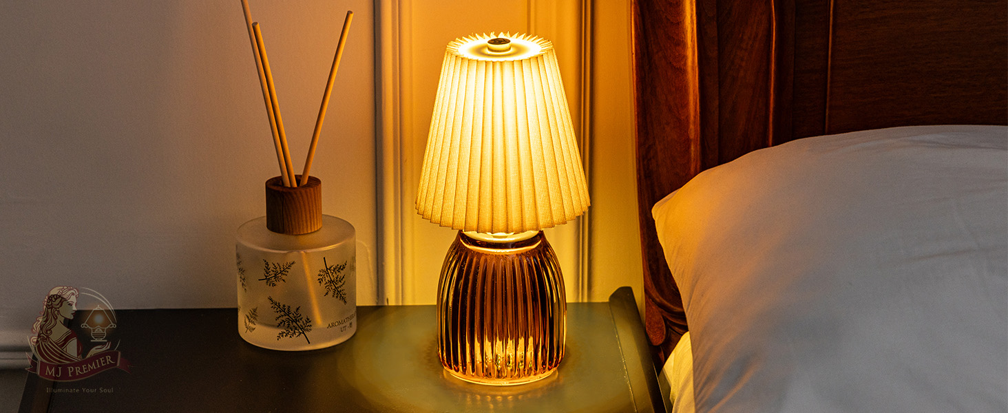 Бездротова настільна лампа MJ з таймером, акумулятор, батарейний живлення, для дому, декору, аварійне освітлення, бежева