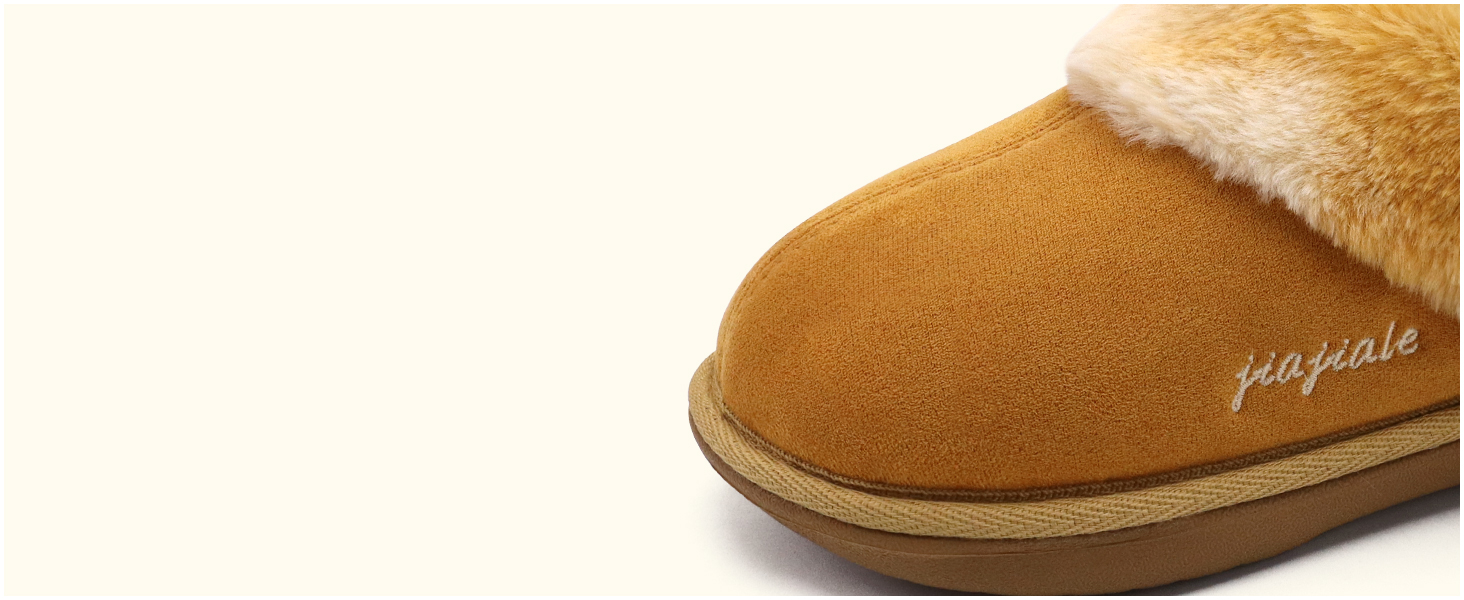 Жіночі домашні тапочки Jiajiale: теплі, пухнасті сліпони для зими з м'якою устілкою та зносостійкою гумовою підошвою. Рожевий, 37 EU