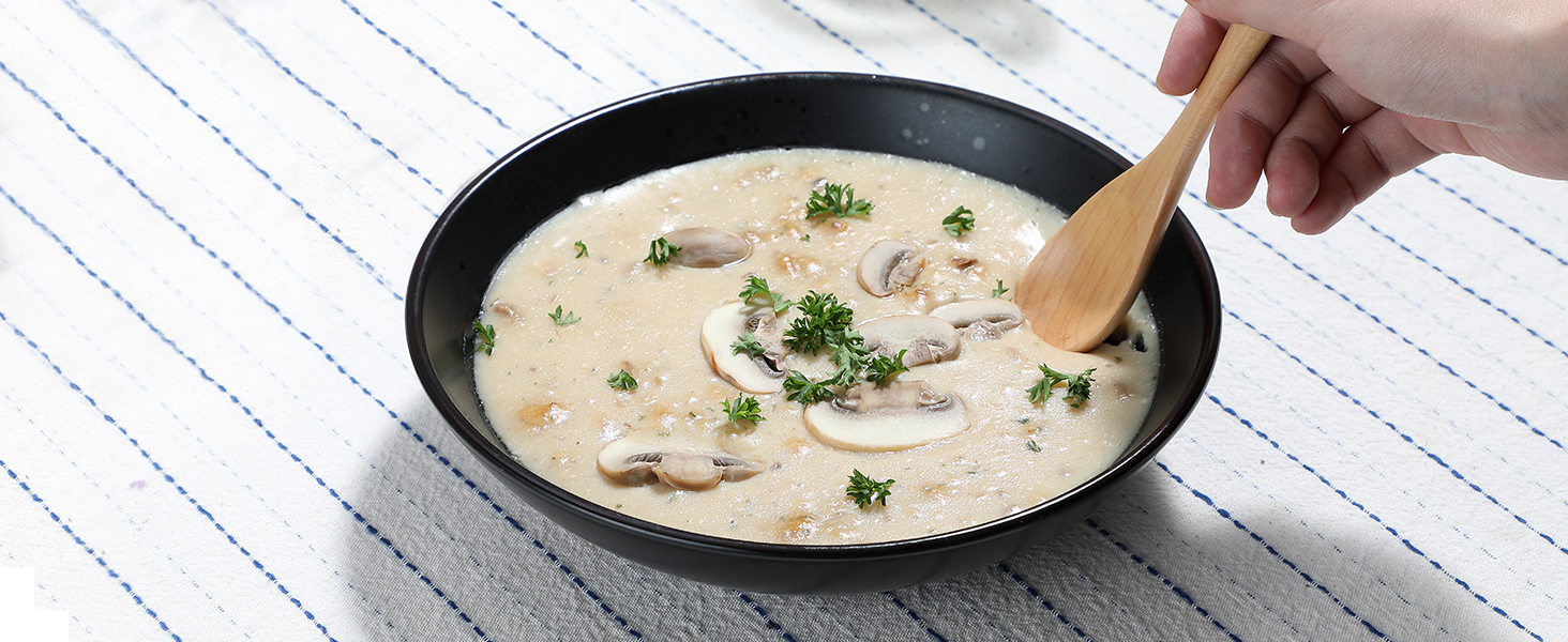 Набір тарілок Vancasso MODA 12шт: глибокі тарілки, тарілки для супу, пасти, салату, 800мл, багато кольорів