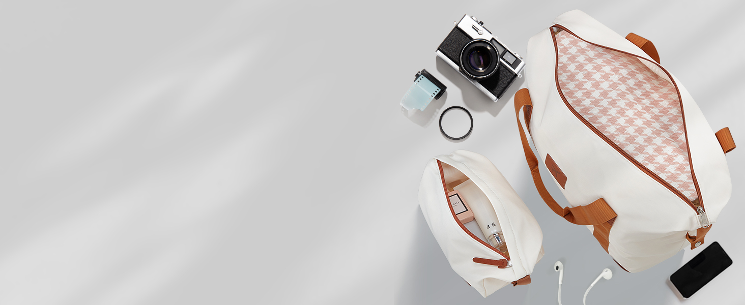 Набір валіз Imiomo 5шт з жорстким корпусом, 4 колеса та TSA-замок (білий)