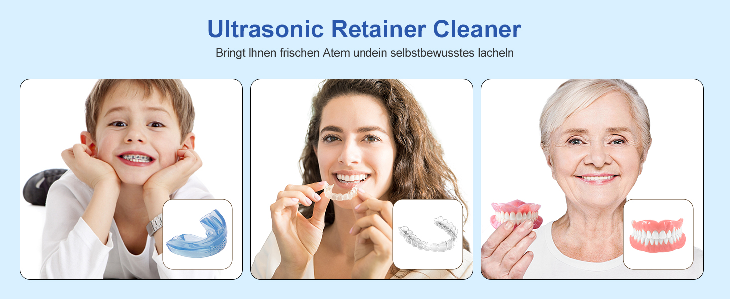 Ультразвуковий очищувач для зубних кап, брекетів та ювелірних виробів UV 45000Hz 24W - Dental Pod