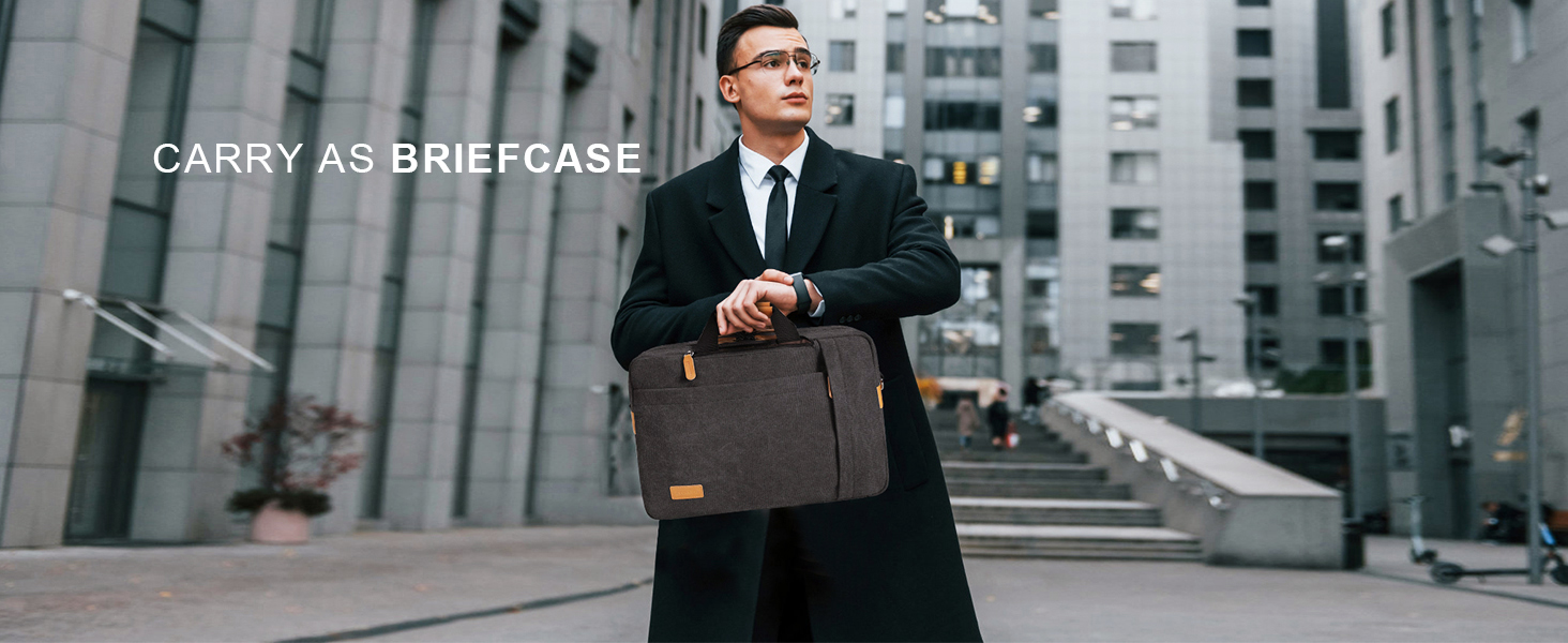 ESTARER Convertible Backpack Laptop Bag Shoulder Bag Messenger Bag 17/17.3 inch Multifunctional Bag for Business/School/Travel