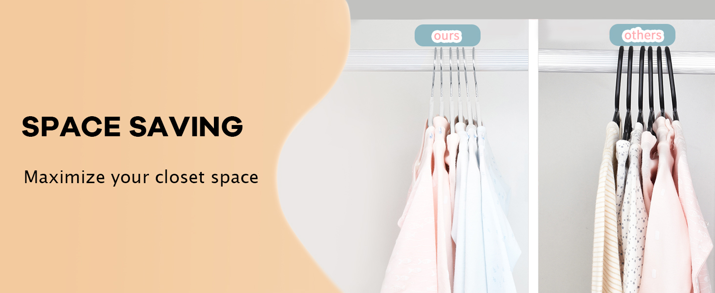 Дитячі вішалки для одягу ManGotree з велюру, 30 шт. - для дитячого одягу з обертовим гачком та спеціальним дизайном плечей