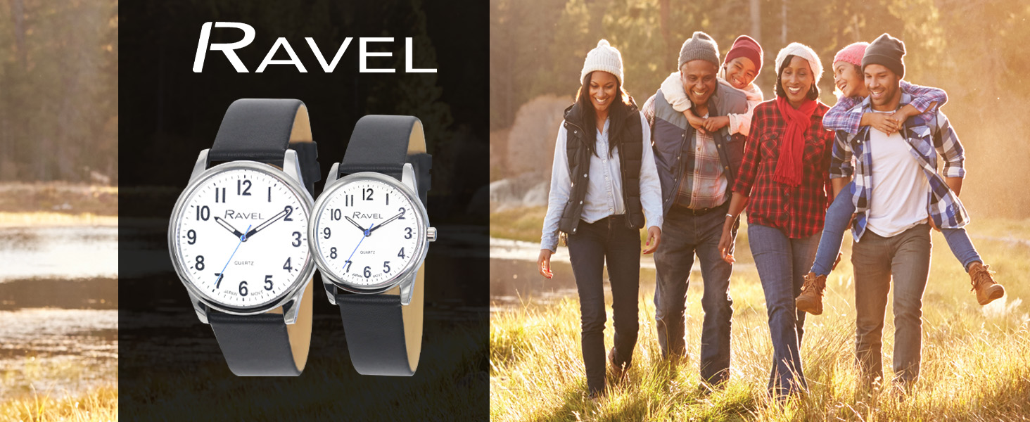 Годинник Ravel Plus - Екстра Довге Життя, Унісекс, на Ремінь з Мікрофібри, Аналоговий Кварц (Японія), Корпус 40 мм, Білий/Сріблястий/Біле ЦИФЕРБЛАТ