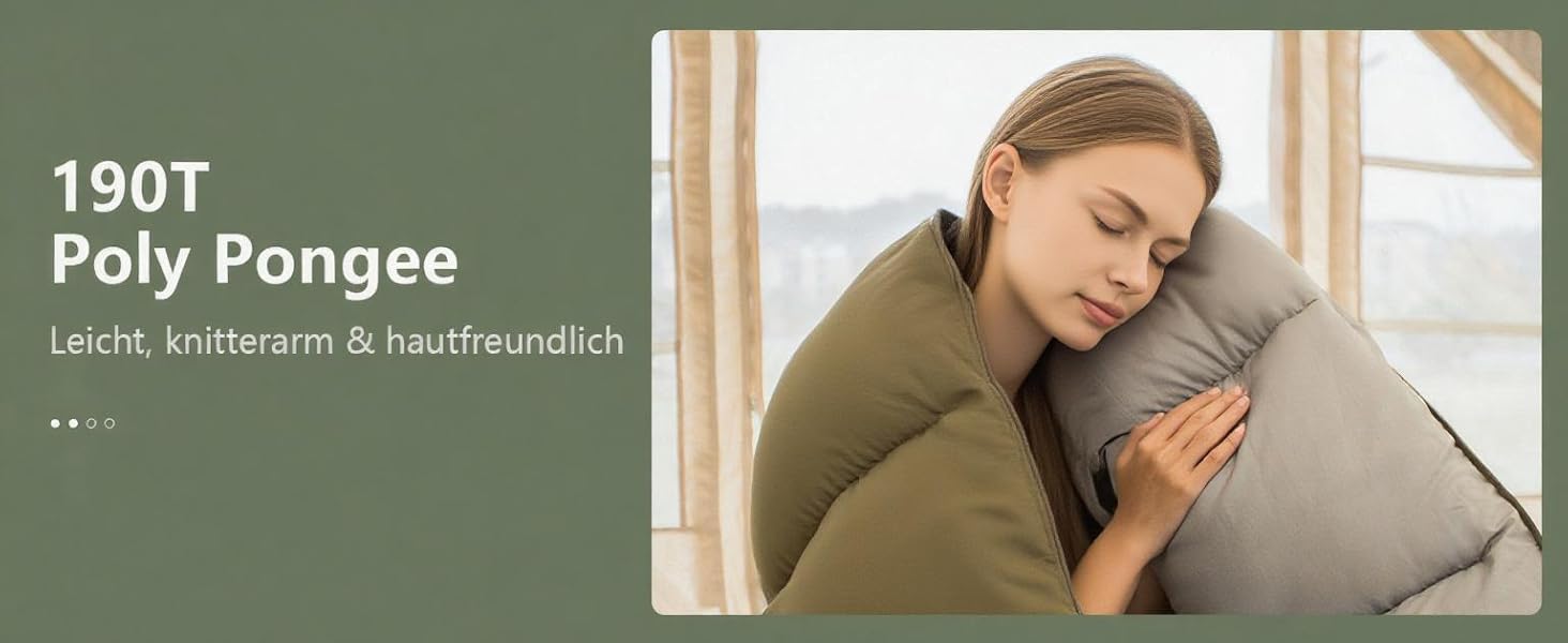 Спальний мішок BISINNA для дорослих: Graphene Polyester, 220x90cm, 4 сезони, водонепроникний, дихаючий, 1.8/2.5kg