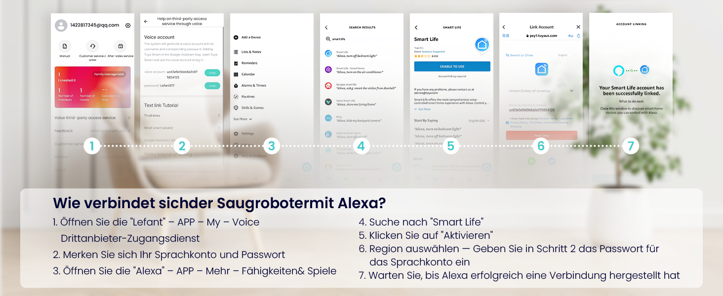 Робот-пилосос LEFANT M210PG з пультом дистанційного керування, 2200Pa, для шерсті тварин, з док-станцією, сумісний з Alexa та керуванням через APP, час роботи 120 хв