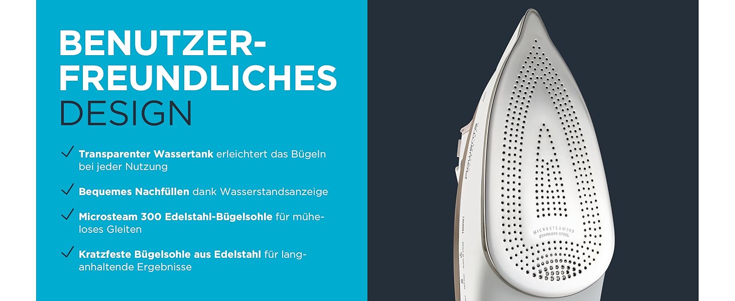 Праска Rowenta Effective+ з парою, 2400 Вт, 120 г/хв (паровий удар), 40 г/хв (постійна подача пари), Antikalk-система, розподіл пари, антинакип, керамічна підошва, мідно-білий, DX1635