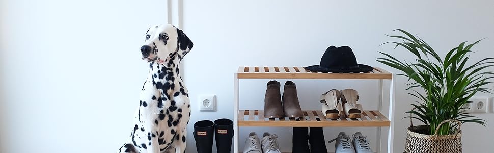 Кормниця для собак Zeller 19218 'Woof', метал, білий/блакитний, 23,4 x 16,2 x 23,2/25,8 см