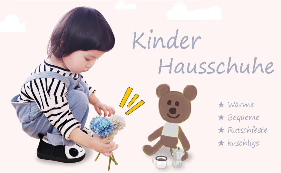 Чорні плюшеві тапочки для дому KVbabby: теплі, зручні, антиковзаючі, розмір 38/39 EU