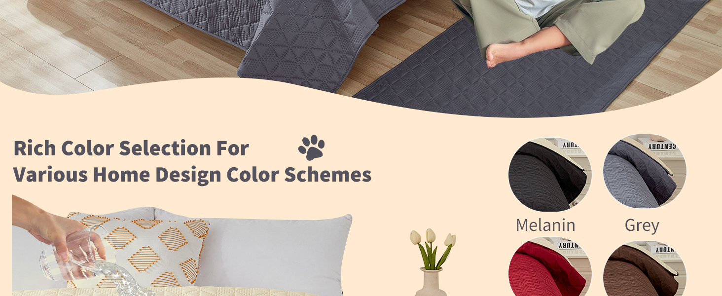 Водонепроникний килимок для собак PETCUTE 75x180 см, червоний. Захист дивану від бруду та шерсті. Міцний, легко миється, не слизький.