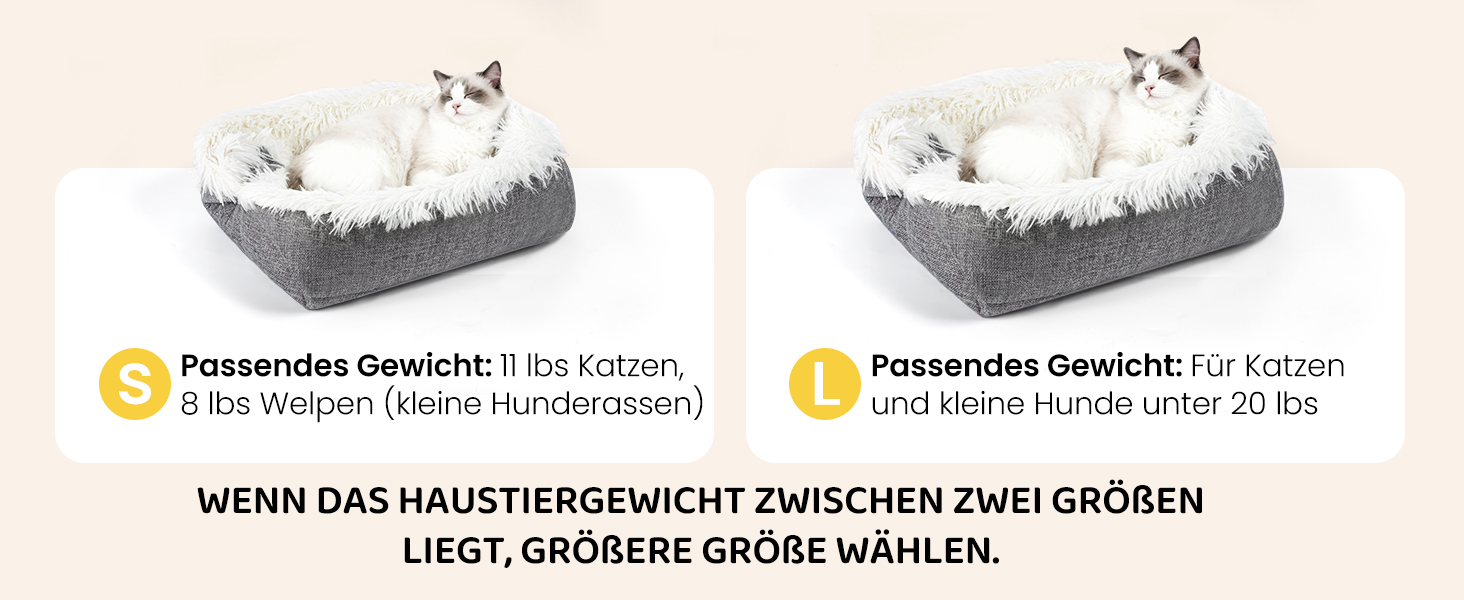 М'яке ліжко для котів, 60x45 см, плюшеве, для котів та маленьких собак, 2 в 1, тепле гніздо, ліжко-мішок, ліжко для котів, 91x71x3 см