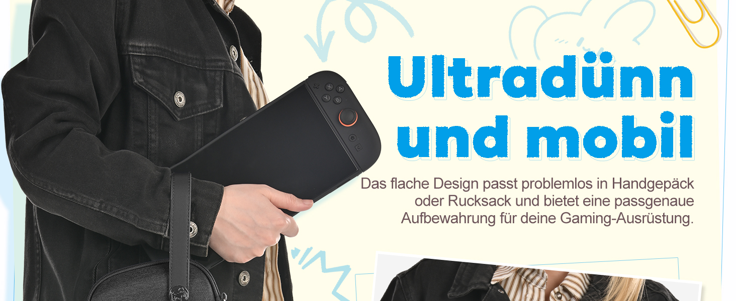 Чохол InnoAura Switch 2: Водонепроникний, ударостійкий, з відділенням для AirTag, фіолетовий (для Switch 2 Slim)