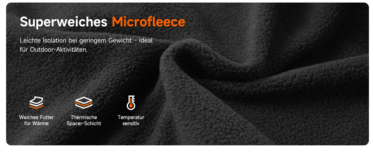 Обогреваемый жилет LABCOOL для мужчин и женщин - флисовый жилет з USB-живленням (10000mAh Powerbank), 6 зон обігріву, 3 температурні режими, машинне прання, XL, чорний