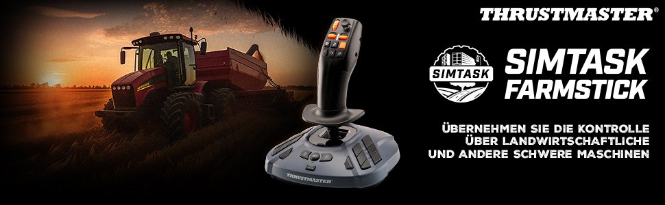 Рульове колесо Thrustmaster T128 – Комплект для симуляторів вантажівок та сільського господарства – з Force Feedback – Офіційно для Xbox та PC