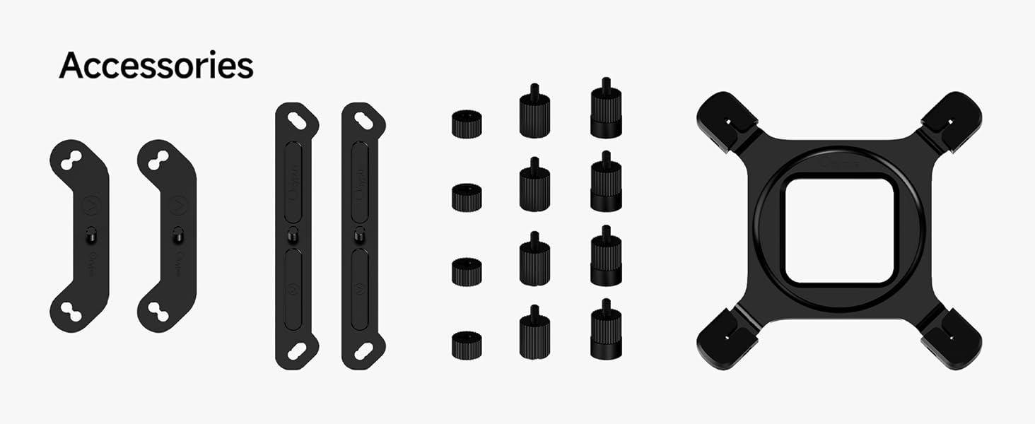 Ocypus Iota A62 BK: Кулер для CPU з цифровим дисплеєм, 6 heatpipes, 2 x 120mm вентилятори, підтримка AMD AM4/AM5, Intel LGA 115X/1200/1700/1851