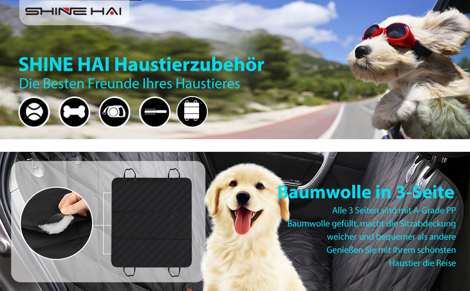 Захист для багажника автомобіля для собак Shine HAI: вологостійкий, антиковзний, для всіх моделей SUV