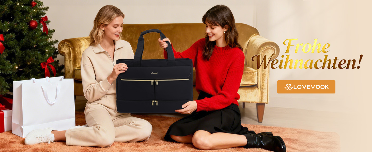 Сумка-валіза LOVEVOOK для жінок, 45L: велика валіза-рюкзак, сумка для подорожей, спортивна сумка, сумка для вихідної поїздки, клінічна сумка, сумка для пологового будинку, з косметичкою, відділенням для взуття та вологонепроникним відділенням, чорна