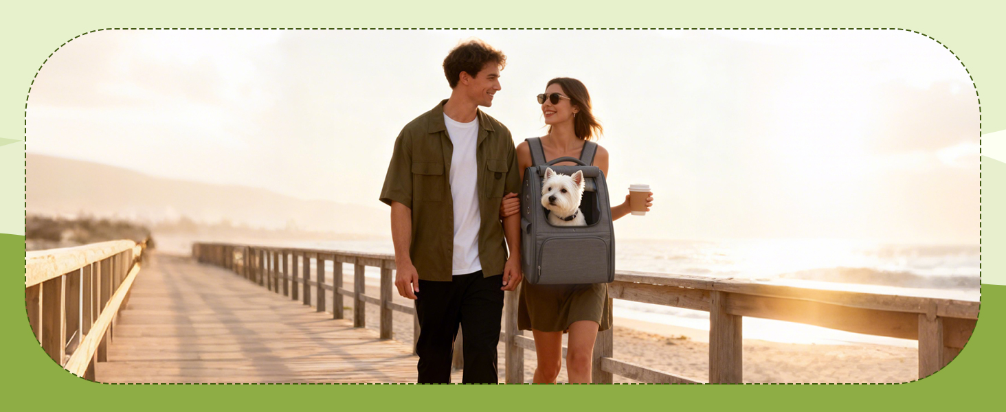 Рюкзак для котів та собак ALLSOPETS, складний, дихаючий, з сонцезахистом, для маленьких котів та собак, ідеальний для подорожей, кемпінгу та піших прогулянок (Беerenроже)