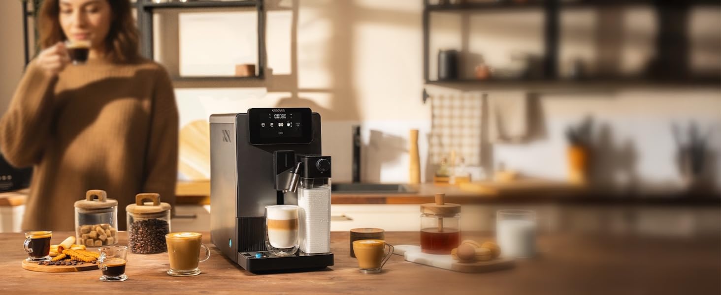 Кавомашина автоматична Cecotec Cremmaet Latte Art 1500W 19 Бар: Еспресо, капучино, лате та інше