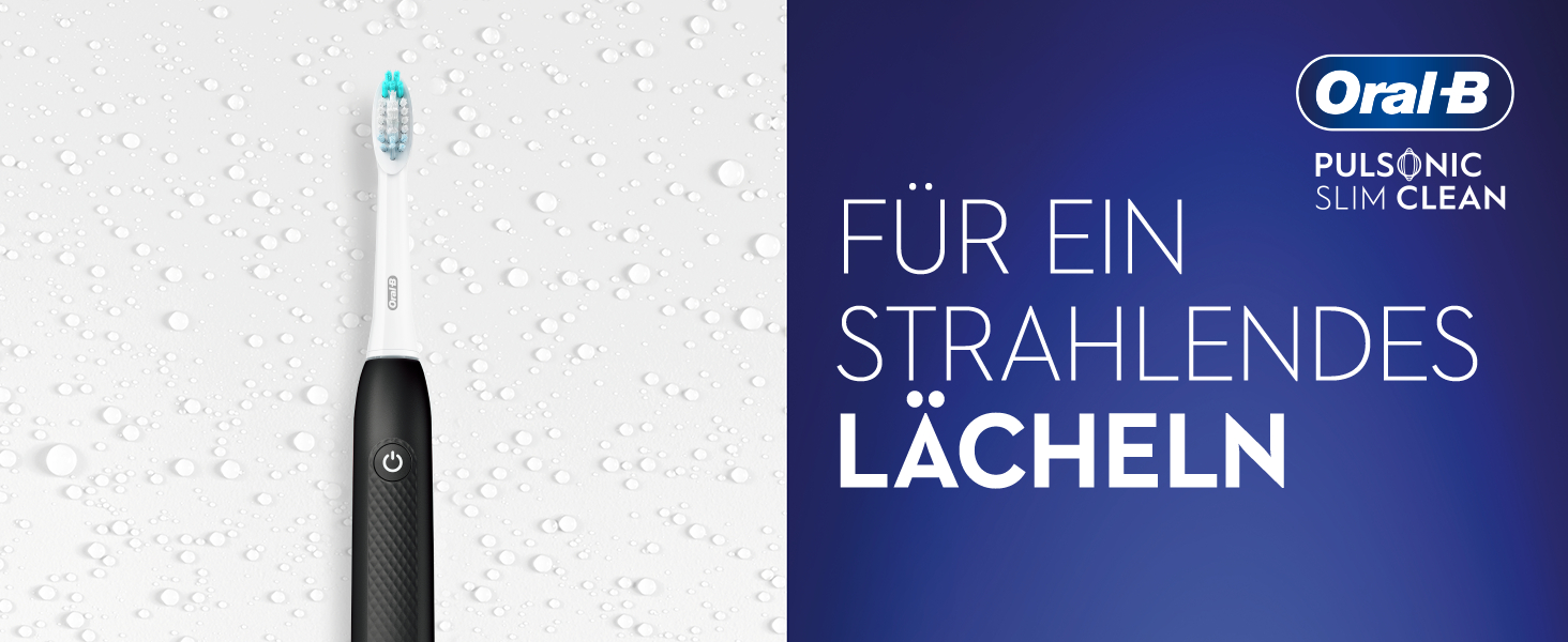 Електрична звукова зубна щітка Oral-B Pulsonic Slim Luxe 4500 Black + 2 насадки, 3 режими чищення, кейс для подорожей