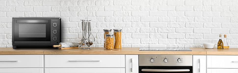 Мультифурна Cecotec Bake&Toast 1090 Black: 1000 Вт, 26 л, таймер, регулювання температури до 230ºC, дека, решітка, щипці