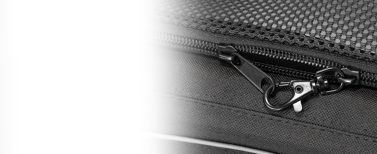 Транспортна сумка для кота та собаки Petsfit | Авіапереліт, авто та поїзд | Чорний, середній