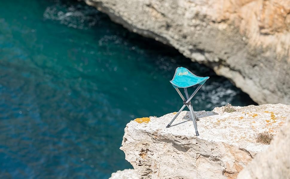 Складаний стільчик Uquip Darcy Boulder: міцний, для кемпінгу, подорожей, вантажопідйомність 100 кг