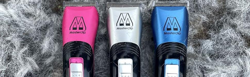 Професійна машинка для стрижки собак Masterclip Showmate II (блакитна), бездротова, акумуляторна, для собак, котів та інших тварин