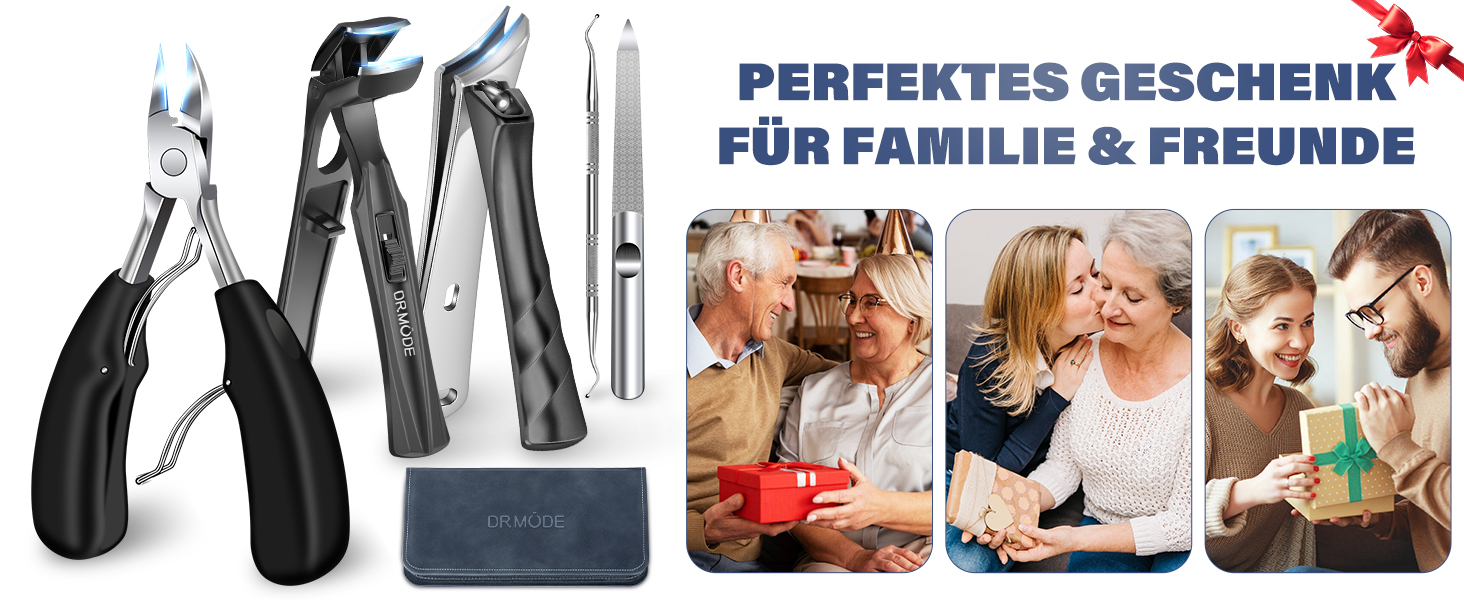 Набір з 5 шт. інструментів для стрижки товстих нігтів, для чоловіків та жінок, професійний, для лікування врослого нігтя