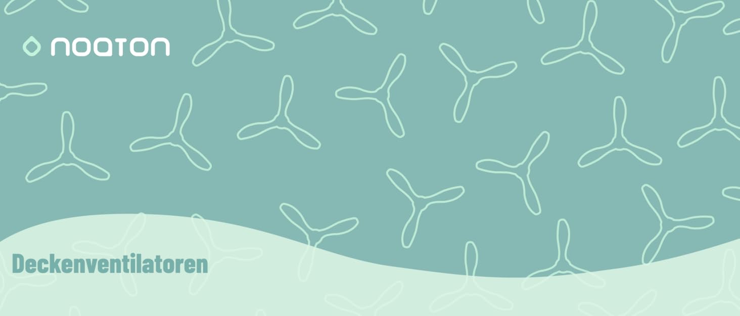 Стеляний вентилятор Noaton® Fornax Weiß з підсвічуванням, діаметр 132 см, DC мотор 40 Вт, диммований LED модуль 22 Вт, 3 колірні температури, пульт дистанційного керування, таймер, повітряний потік до 185 м³/хв.